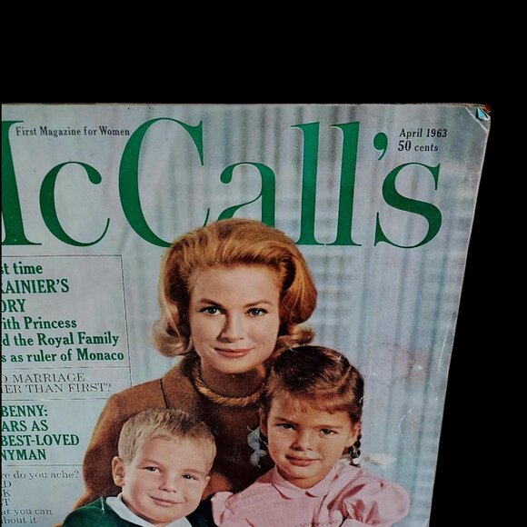 Vintage April 1963 McCall's Magazine-1st Magazine for Women - Picture 2 of 9